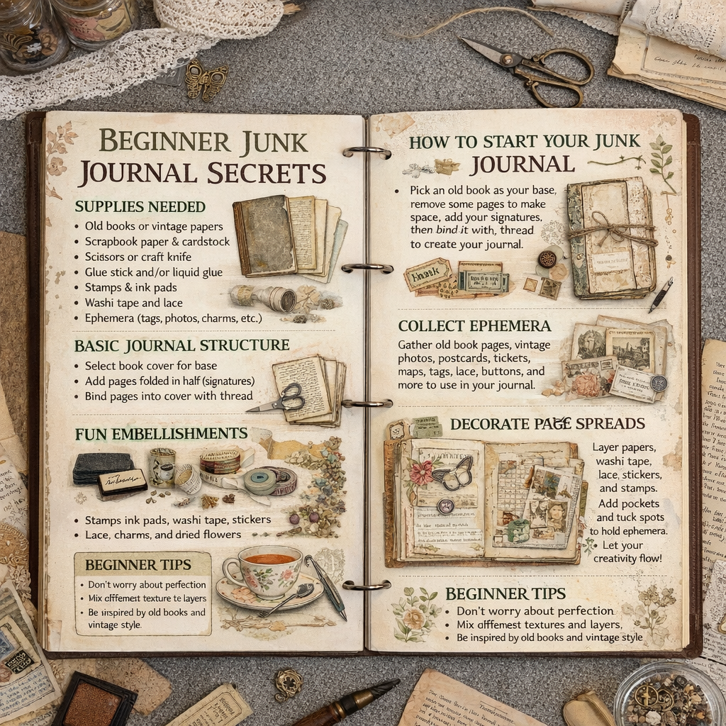 1.000+ Free Junk Journal Notes